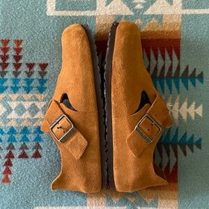 Birkenstock Suede London in Mink